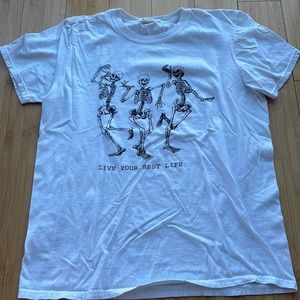 Urban Outfitters Skeleton Graphic T-Shirt